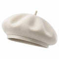 Basco taglia unica in tessuto beige stile classico