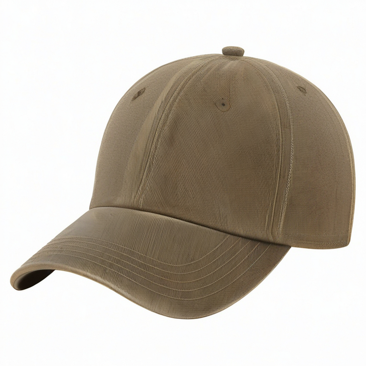 Cappellino da baseball regolabile in cotone kaki - taglia unica stile casual
