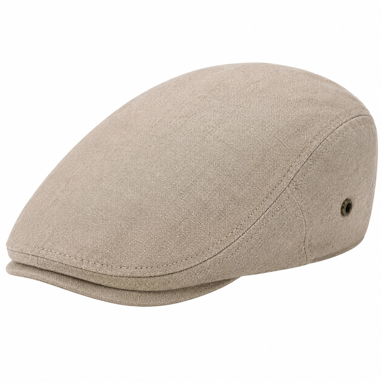 Cappello coppola taglia unica in tessuto beige stile casual